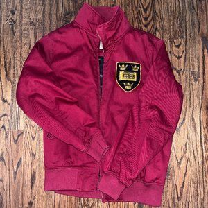 Stall & Dean Burgundy Oxford Jacket